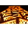 Lampe Bois Spyder lumière d'ambiance et décorative