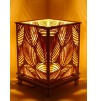 Lampe Bois Mille Feuilles lumière décorative luminaire d'ambiance