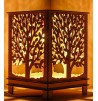 Lampe Bois Arbre de Vie lumière décorative luminaire d'ambiance