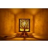 Lampe Bois sur Pied Arbre de Vie