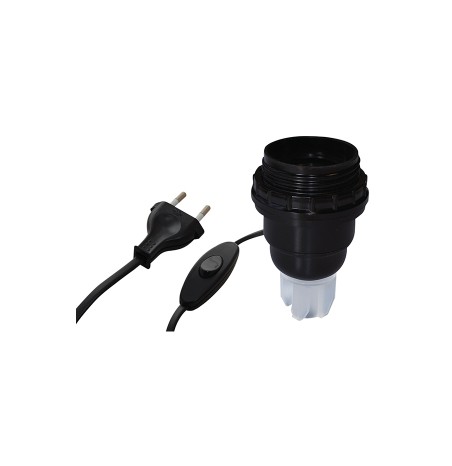 Adaptateur bouteille Noir Douille E27