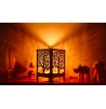 Lampe Bois Arbre de Vie lumière décorative luminaire d'ambiance