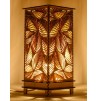 Lampe Bois Feuilles d'Automne lumière d'ambiance luminaire décoratif