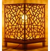 Lampe Bois Cristal lumière décorative luminaire d'ambiance