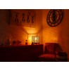 Lampe Bois Cristal lumière décorative luminaire d'ambiance