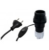 Adaptateur bouteille Noir Douille E14