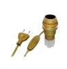 Adaptateur bouteille Or Douille E14