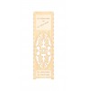 Boite bouteille en bois, caisse bouteille en bois motif floral