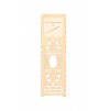 Boite bouteille en bois, caisse bouteille en bois motif floral