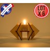 Lot support bougie triangle