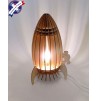 Lampe Fusée en bois lampe de chevet et décorative