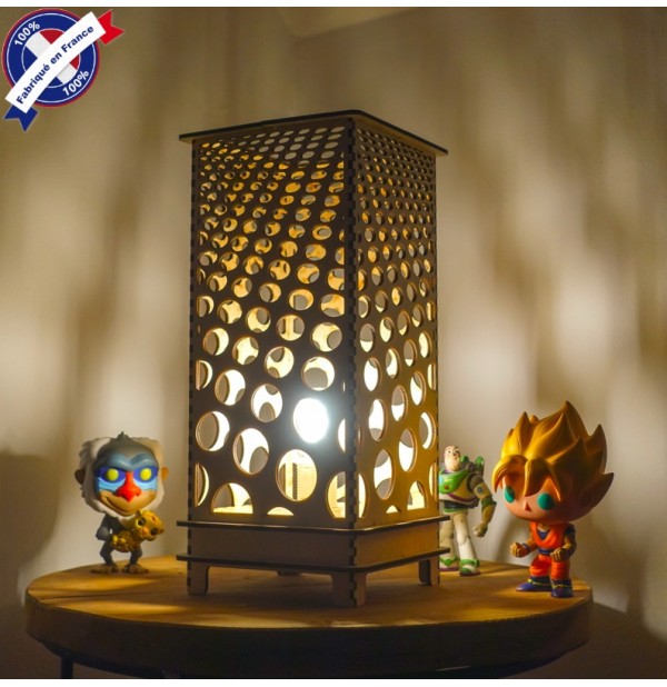 Transeúnte Memorándum acerca de Lampe Bois Bubble lumière d'ambiance luminaire décoratif
