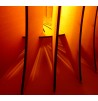 Luminaire bois design silhouette gros plan