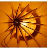 Lampe bois Diamant dessus