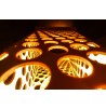 Lampe Bois Bubble lumière d'ambiance luminaire décoratif