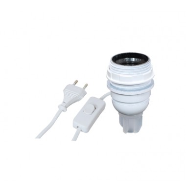 Adaptateur bouteille Blanc Douille E27