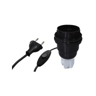 Adaptateur bouteille Noir Douille E27