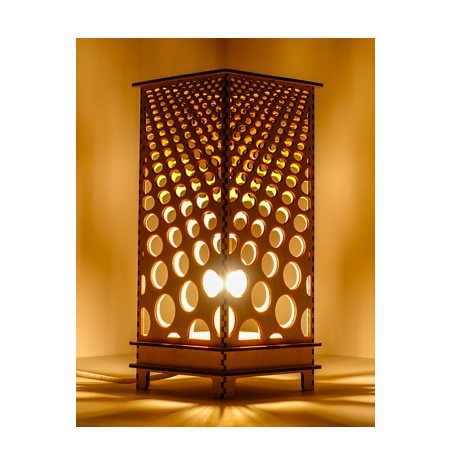 Lampe Bois Bubble lumière d'ambiance luminaire décoratif