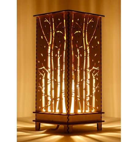 Lampe Bois La Forêt lumière d'ambiance luminaire décoratif Lampe Bois La Forêt lumière d'ambiance luminaire décoratif