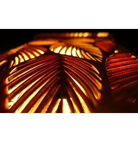 Lampe Bois Feuilles d'Automne lumière d'ambiance luminaire décoratif Lampe Bois Feuilles d'Automne lumière d'ambiance luminaire décoratif