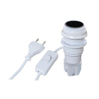 Adaptateur bouteille Blanc Douille E14