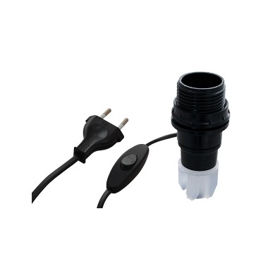 Adaptateur bouteille Noir Douille E14