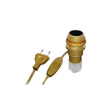 Adaptateur bouteille Or Douille E14