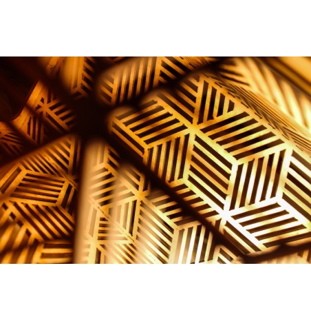Lampe Bois Calixe lumière d'ambiance luminaire décoratif Lampe Bois Calixe lumière d'ambiance luminaire décoratif