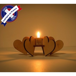 Support bougie Coeur