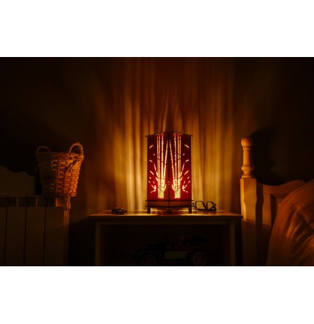 Lampe Bois Bambou Lampe Bois Bambou
