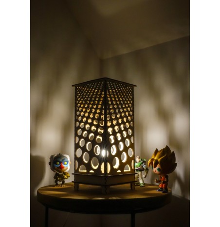 Lampe Bois Bubble lumière d'ambiance luminaire décoratif